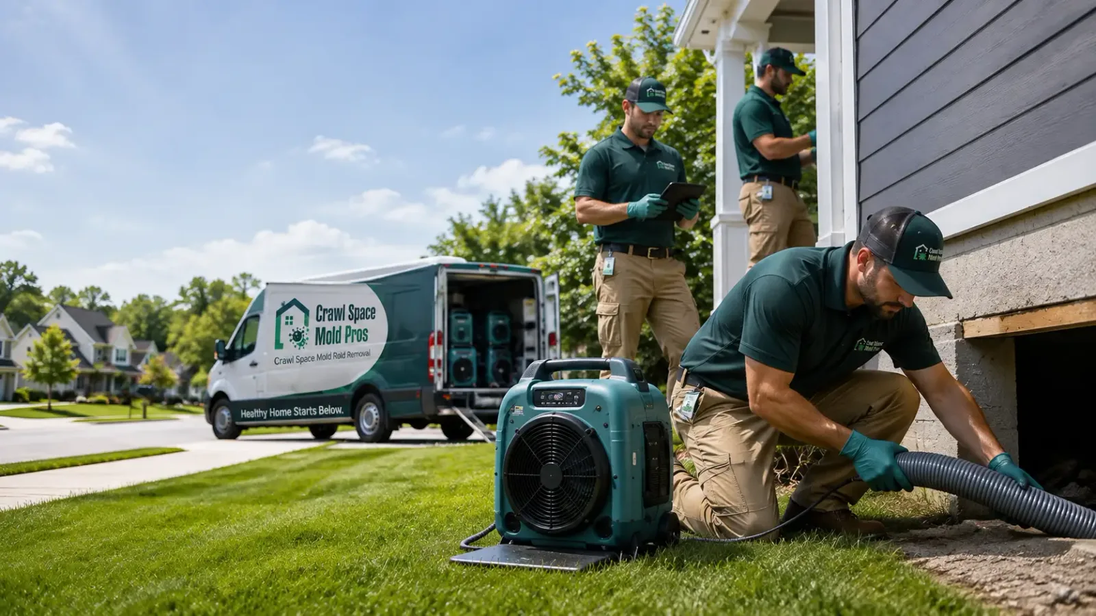 Crawl Space Mold Removal in Middleton, MI